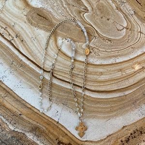 Vintage Chanel button piece necklace!